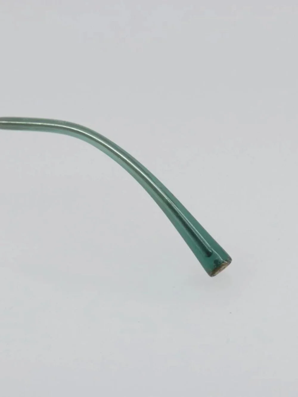 CHANEL Camelia Sunglasses metal Green CC Auth 188892